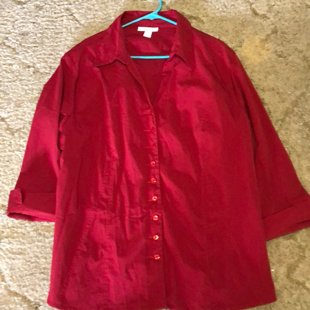 Button Up Blouse - Picture 2 of 3